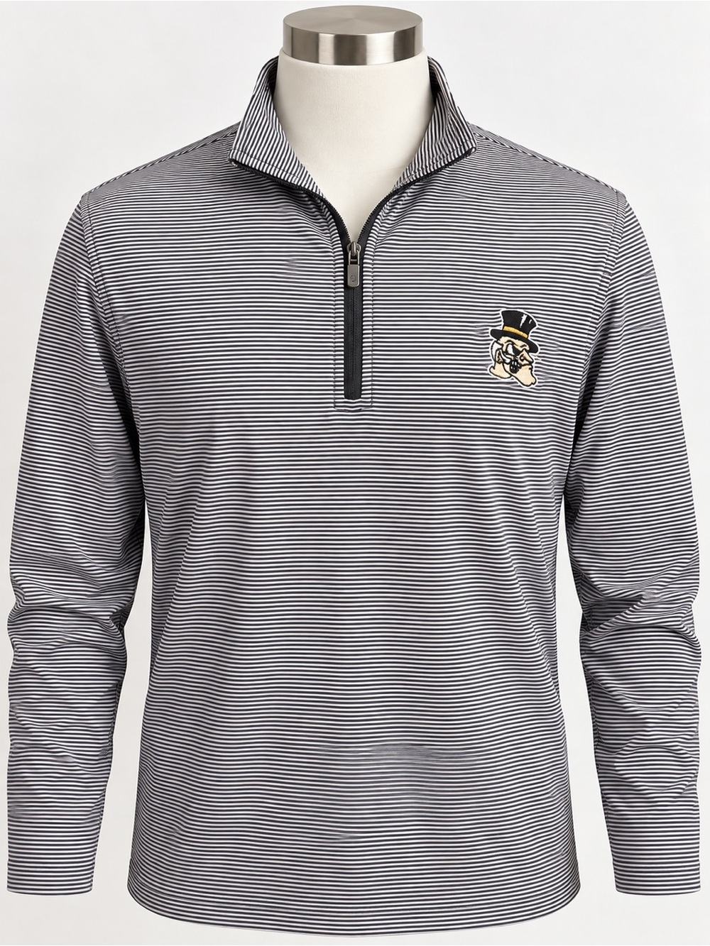 Peter Millar Wake Forest Demon Deacons 1/4 Zip Pullover Men’s 3XL NWT Stripe